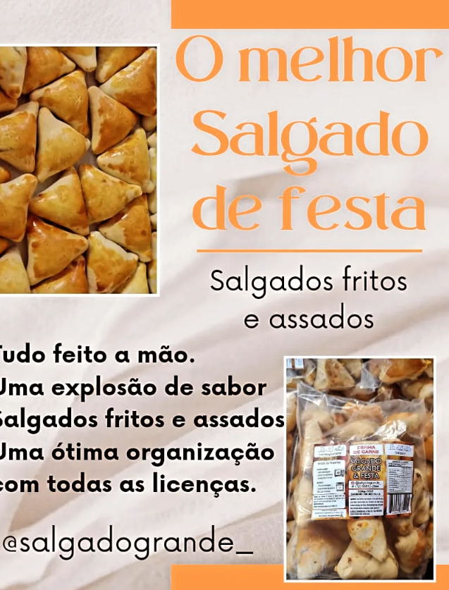 Fábrica Salgado Grande & Festas — Salgados em São José dos Campos