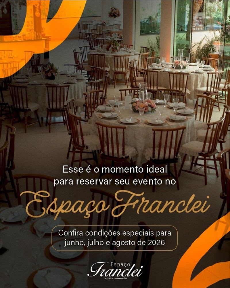 Espaço Franclei | Salão de Festas | Casamento | 15 Anos | Mini Wedding | Eventos Corporativos — Salão de Festas em Sorocaba