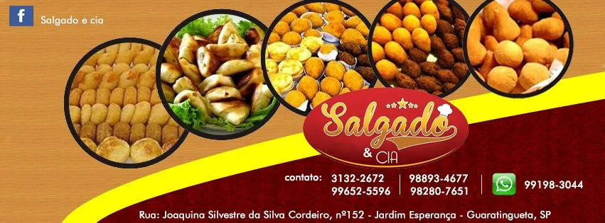 SALGADO & CIA — Salgados em Guaratinguetá