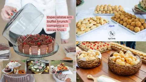 Buffet brunch e doces finos - Luh Candy — Bolos e Doces em Guaratinguetá