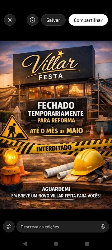 Espaço Villar Festas — Salão de Festas em Cruzeiro
