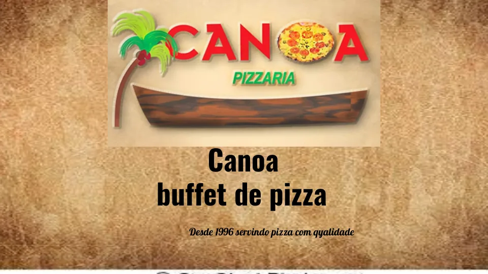Buffet de pizza Canoa — Buffet / Catering em Caraguatatuba